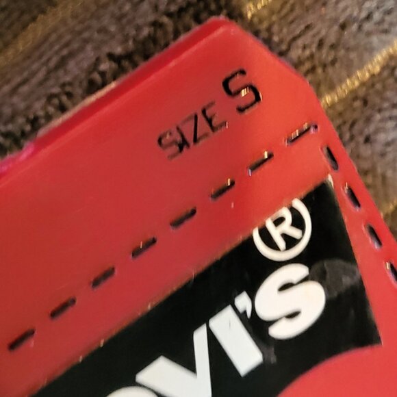 Levi's Belt Mens Small Brown Faux Leather Riveted Belt NWT - Picture 9 of 11